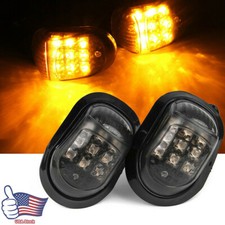 2pcs Motorcycle Led Turn Signals Indicator Amber Blinker Light Universal Lamp 2pcs Motorcycle Led Turn Signals Indicator Amber Blinker Light Universal Lamp