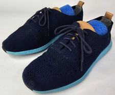 Cole Haan Women's 2 Zerogrand Stitchlite Oxfords, Size 8B, Navy Blue, W10863