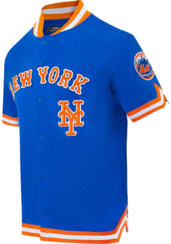 New York Mets Pro Standard Blue 2025 Button Down Official MLB Classic Jersey - Picture 2 of 7