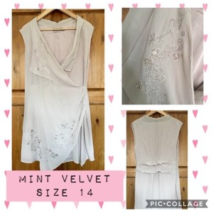 mint velvet embroidered floral wrap dress