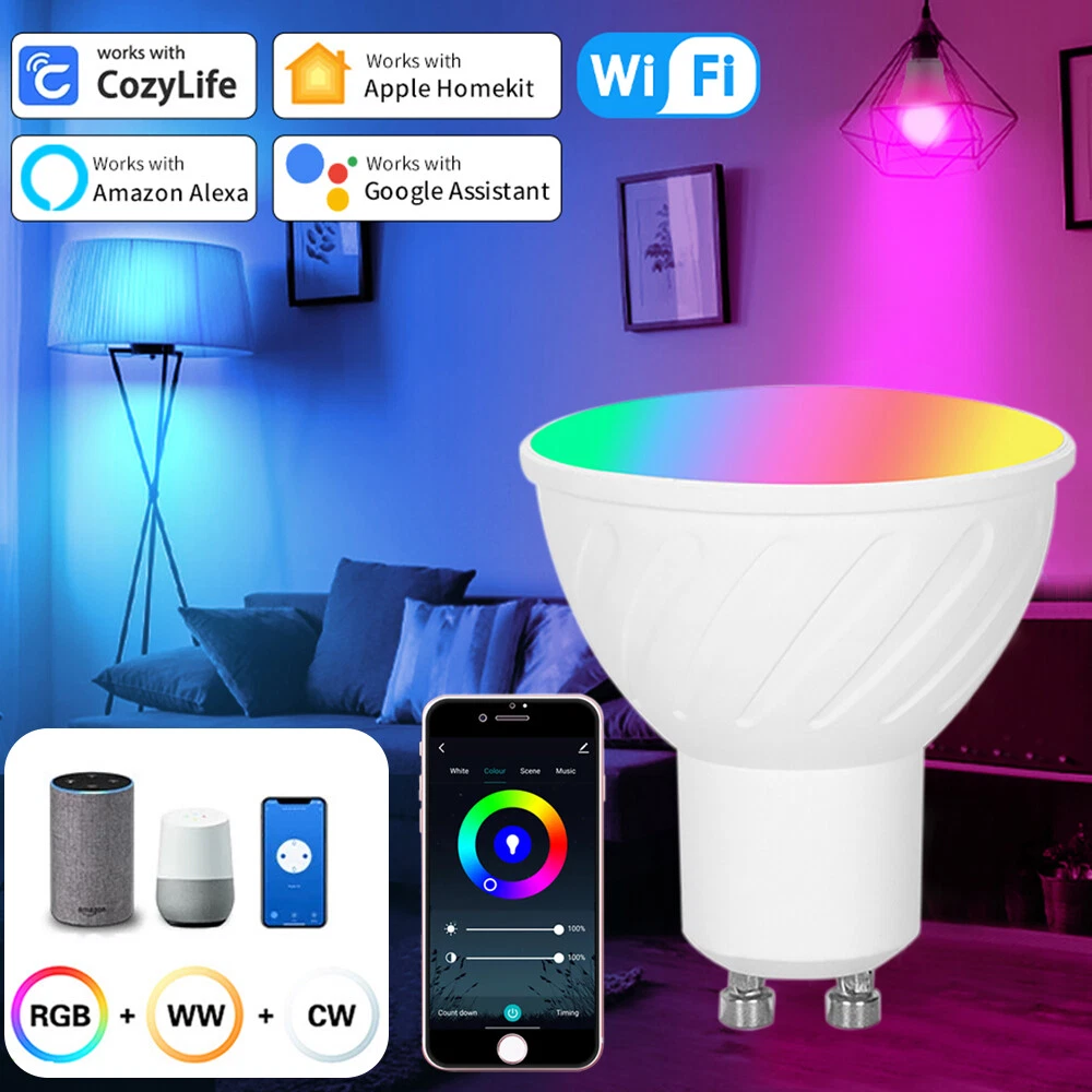 Google color changing light bulb outlet