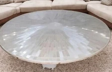 Selenite Table Top, Selenite Dining Table Top, Marble table, Selenite Coffee Top