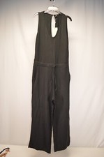 NWT Quince French Terry Modal Black Jumpsuit Size Small