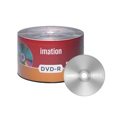 50 Pack Imation DVD-R 16X 4.7GB/120Min Branded Logo Blank Media Recordable Disc