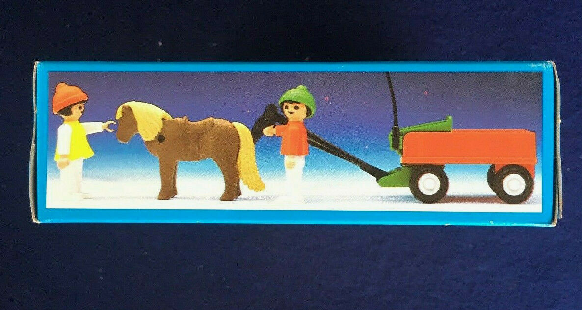 Playmobil 3583 Pony Wagon with Children - mint in box