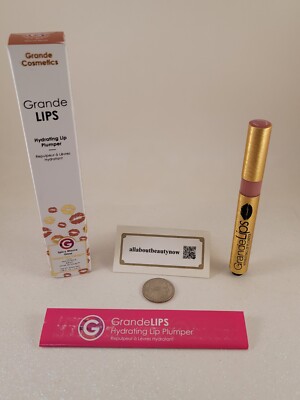 Grande Cosmetics Hydrating Lip Plumper Spicy Mauve Gloss Full Size BNIB