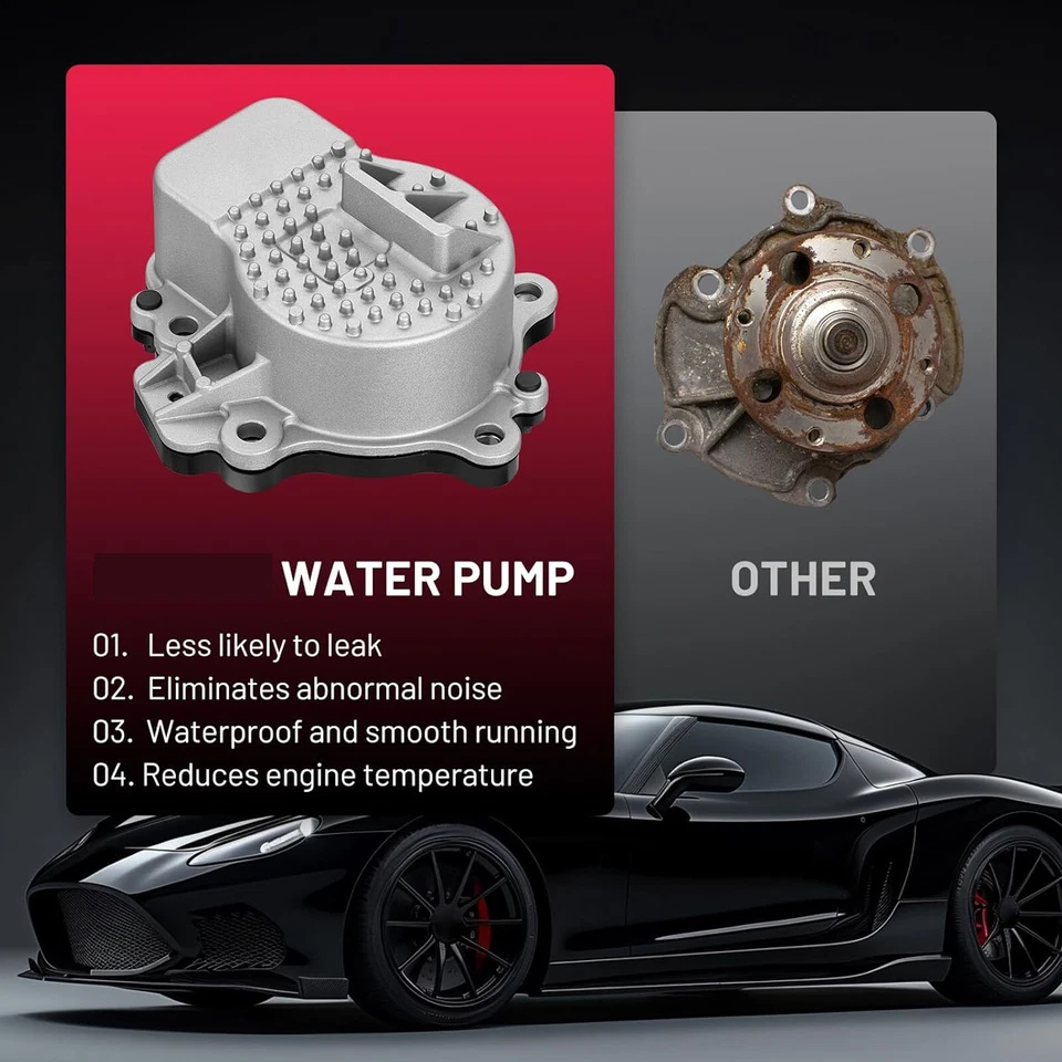 41500E Water Pump For 2012-2017 TOYOTA PRIUS V FIVE WAGON 4-DOOR Foto 3 de 4