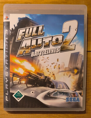 Full Auto 2: Battlelines (Sony PlayStation 3, 2006) PS3 Top Titel CIB gut selten