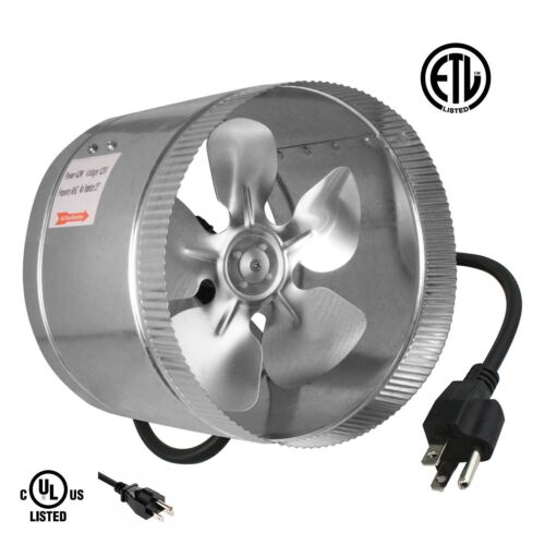 Soffiatore aria scarico ventilazione booster condotto in linea iPower 4" 6" 8" pollici - Foto 10 di 12