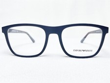 NEW Emporio Armani EA3140 5042 Mens Matte Black Square Eyeglasses Frames 55/19
