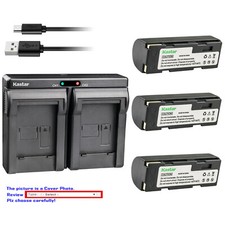 Kastar Battery Dual USB Charger for NP-80  Fujifilm FinePix 4800 Zoom MX-1700Z