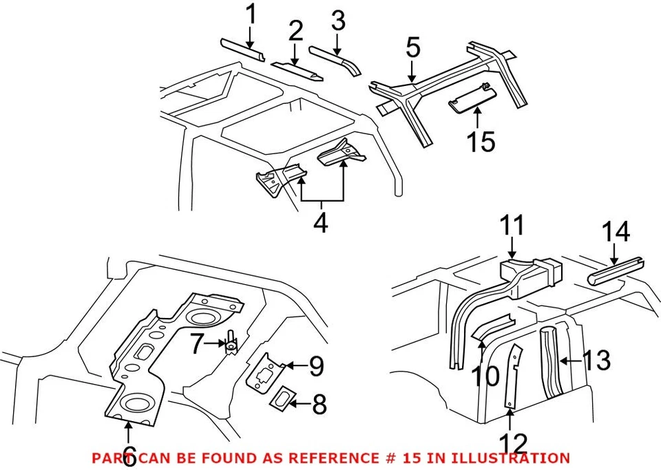 Genuine OEM Mopar Passenger Right Sun Visor For Jeep Wrangler Wrangler JK - Image 2 of 2