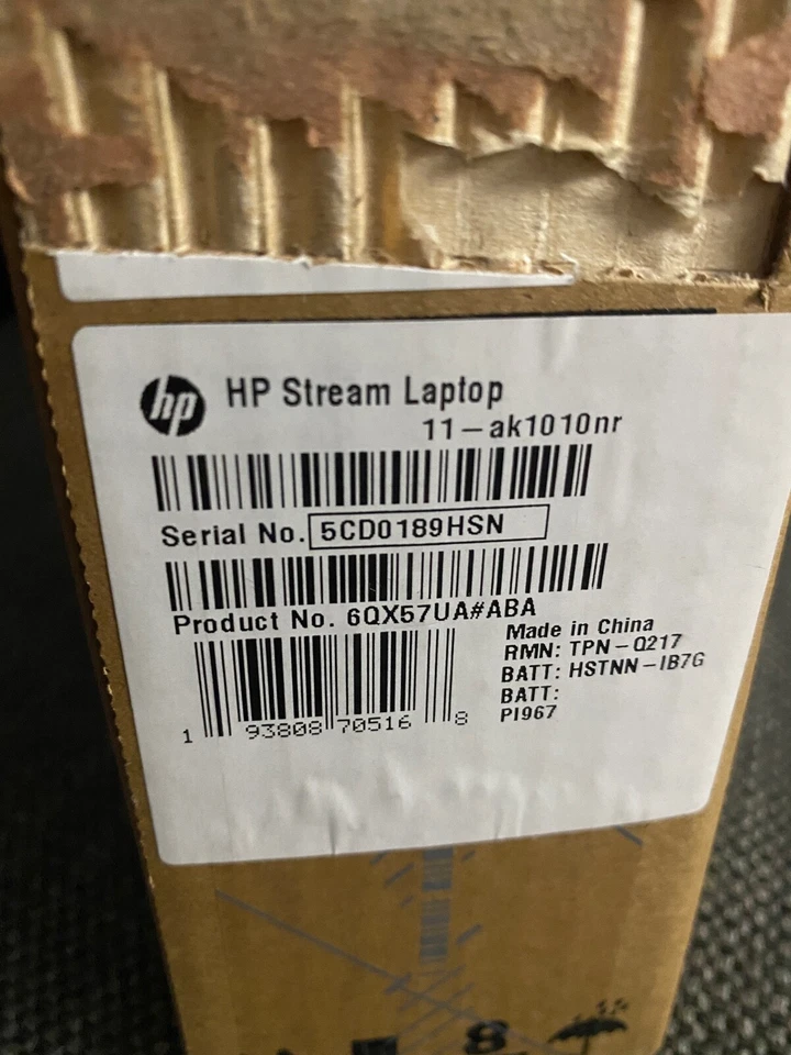 HP 11-ak1010nr Stream Laptop 11.6" 32GB eMMC x5-E8000 1.1GHz 4GB Windows 10 Home - Image 3 of 4