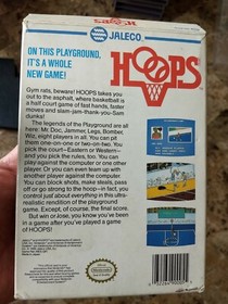 Hoops (Nintendo NES) 100% por ciento en caja original muy raro env&iacute;o r&aacute;pido gratuito aut&eacute;ntico
