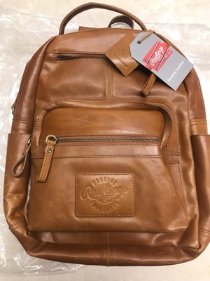 rawlings leather backpack