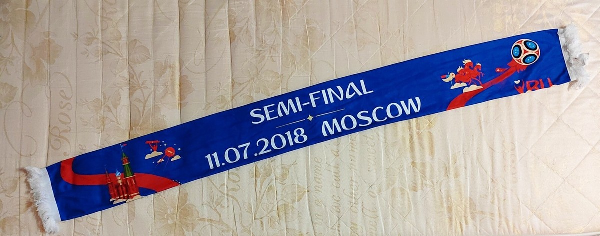 Scarf England Croatia SEMI FINAL WORLD CUP 2018 football Russia