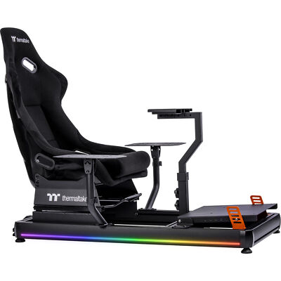 Thermaltake GF500 Flight Simulator Cockpit Black, Sim Rig, schwarz