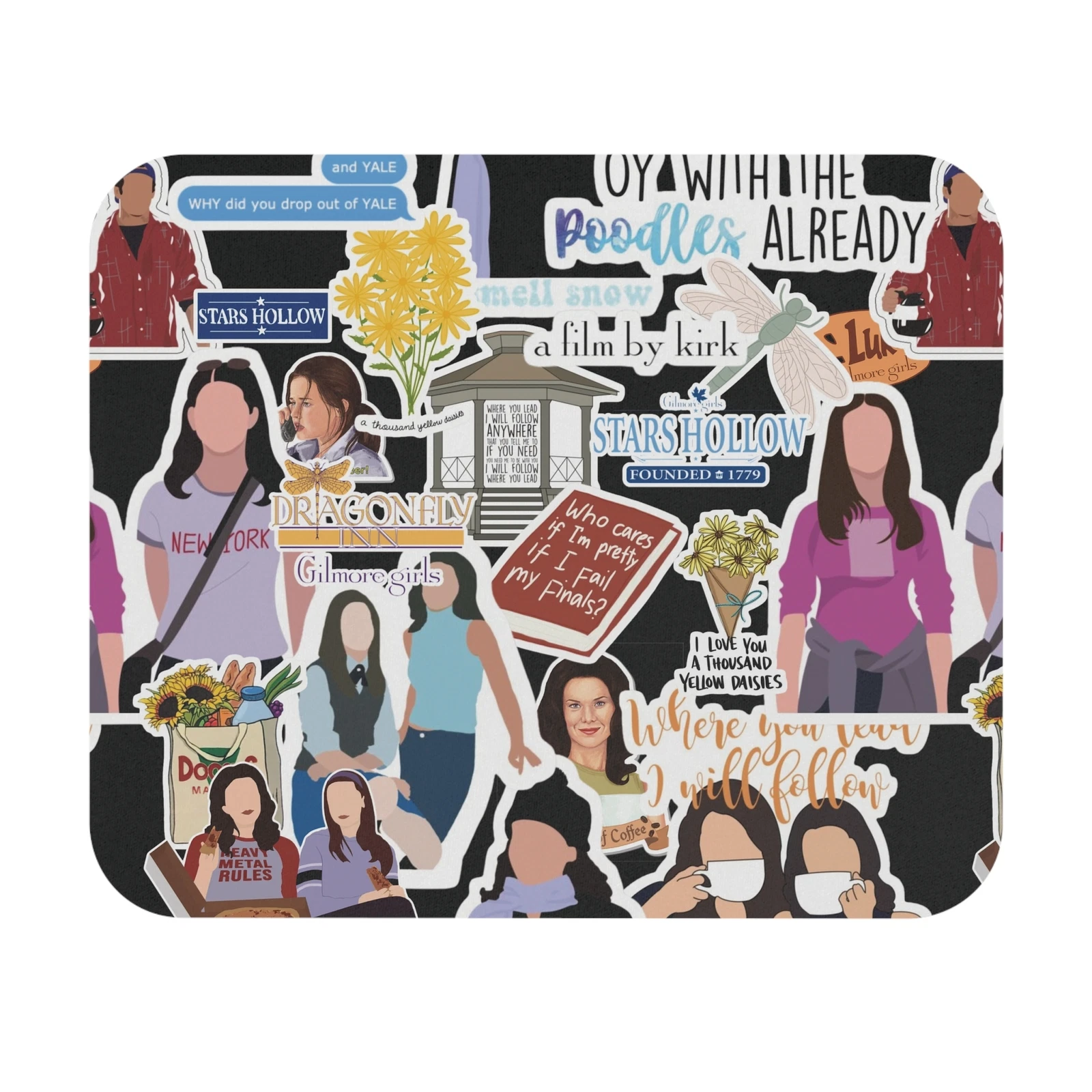 Gilmore Girls Mouse Pad for Office and Workspace Decor