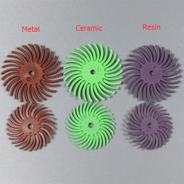 10 Pcs Dental Composite Spiral Finishing Polishing Disc Wheels Resin