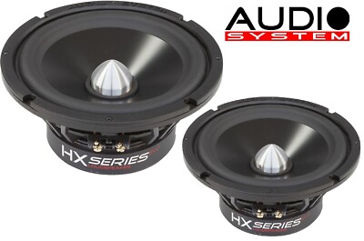 Audio System EX 165 PHASE EVO2 165 mm Tief Mitteltöner Midrange 1 Paar 16,5cm