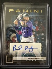 2019 Panini Chronicles Brendan Rodgers Auto Signatures Gold 01/99 Rare Colorado