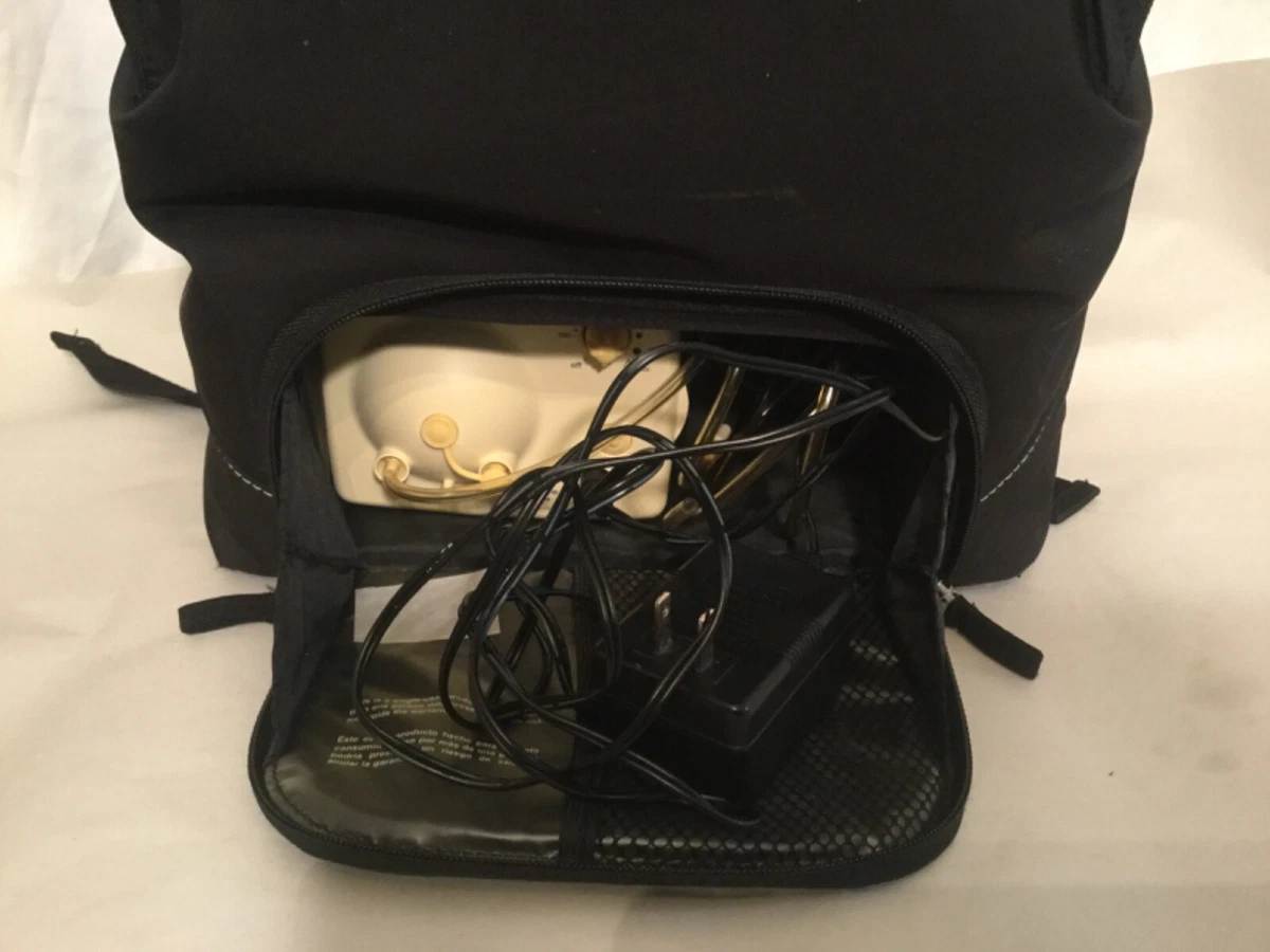 Medela Pump in style Advanced Double Breast Pump Backpack power cord CLEAN