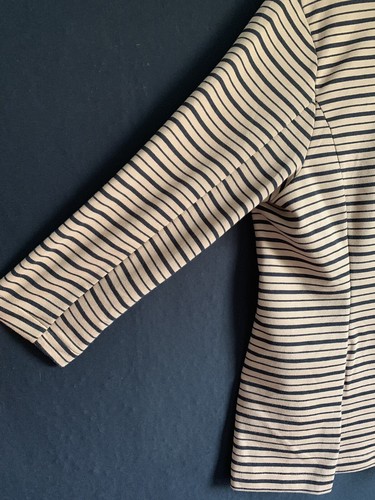 Blazer Metaphor marrone con righe bretoni nere XL - Foto 6 di 7