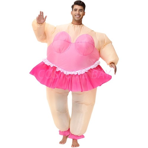 Niños Adulto Inflable Enmascarado Traje Dinosaurio Alienígena Unicornio Halloween Disfraz Fiesta - Imagen 121 de 126