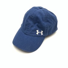 Under Armour Womens Blue Strap Baseball Hat Cap One Size Embroidered Logo