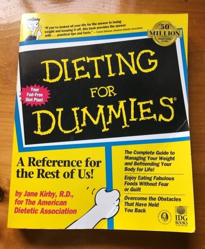Dieting For Dummies -  1998, Paperback  By Jane Kirby, R.D. - Bild 1 von 12