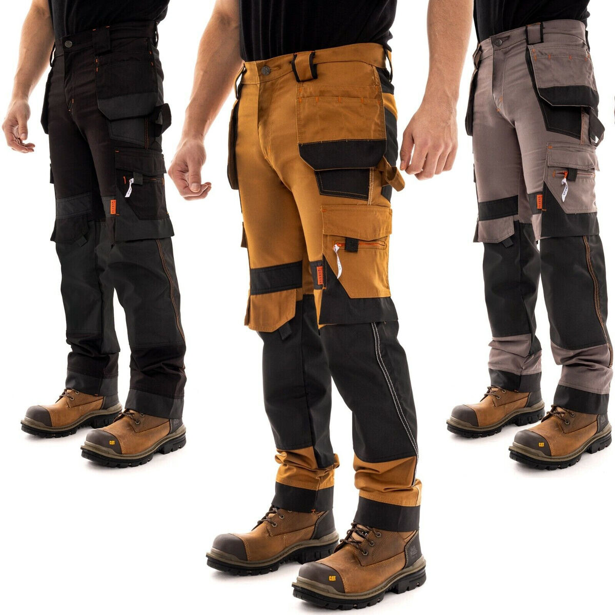 Pantalones de Trabajo para Hombre, Pantalon de Seguridad