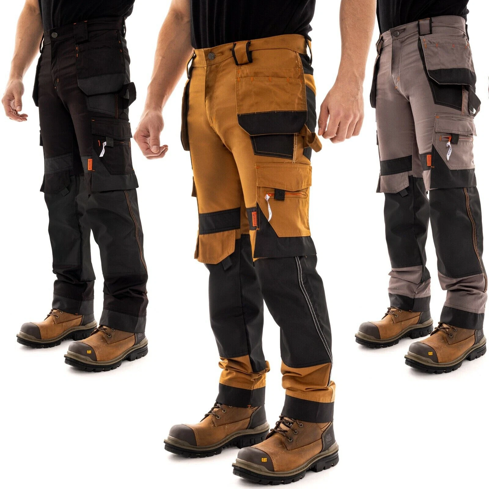 Mens Construction Work Pants Heavy Duty Cordura Cargo Workwear Utility Trousers
Opens in a new windo