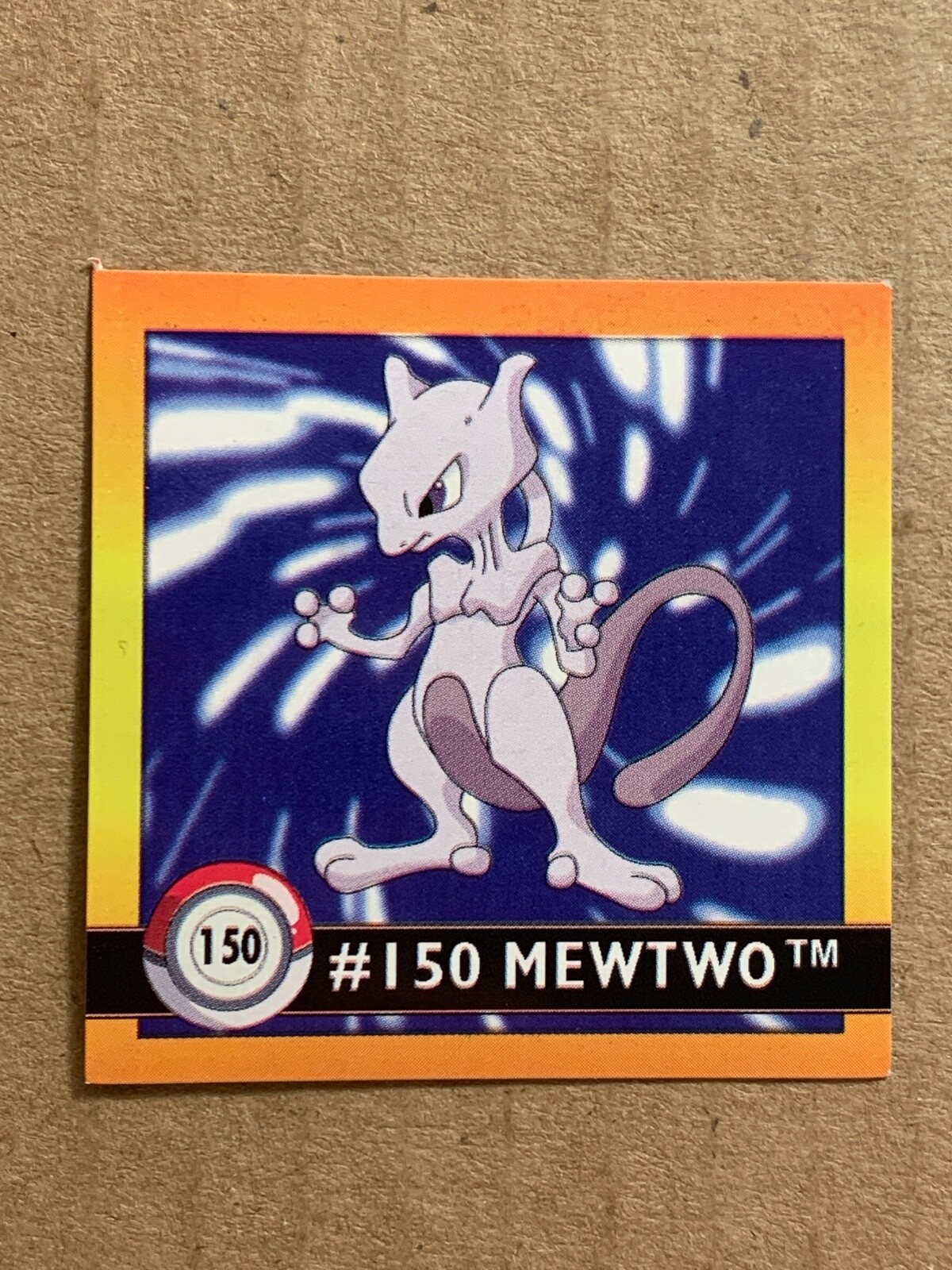 Pokemon 1999 Artbox Series 1 Stickers Mewtwo 150. FREE SHIPPING! - Picture 9 of 12