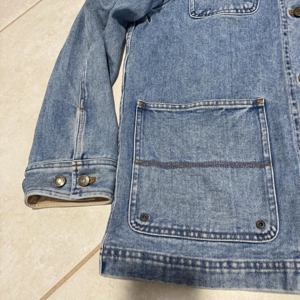 Lauren Jeans Co Ralph Lauren Denim Chore Jacket Safari Outfitters Women's Small - Image 4 of 4