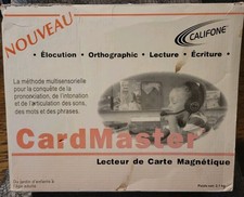 Califone Card Master 2000 Series 2010 Magnetic Card Reader w Box