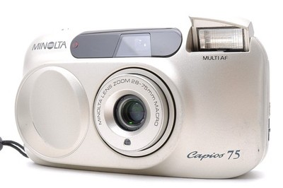 [Fast neuwertig, Film getestet] MINOLTA Capios 75 analoge Kompaktkamera aus J...