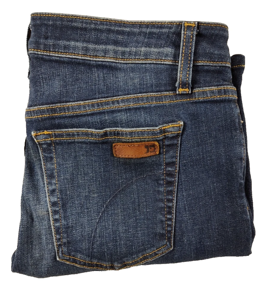 Pantalones de mezclilla Joe’s Paula para mujer talla 30 azul tiro alto ajustados rectos RN106214 elásticos Foto 4 de 4