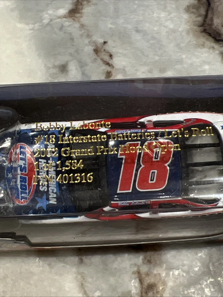 Bobby Labonte RCCA Club 2002 1:64 Lets Roll #18 NASCAR diecast nuevo en caja Foto 3 de 4