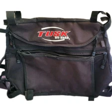 Tusk Off-Road UTV ATV Rear Cargo Gear Bag Black Multi-Pocket Storage Organizer