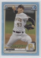 2020 Bowman Draft Chrome Sky Blue Refractor Logan Hofmann #BD-160 s3g