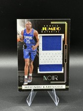 💥2019-20 Panini Noir Rookie Jumbo Material /10 Mfiondu Kabengele #RJ-MFK P/W💥
