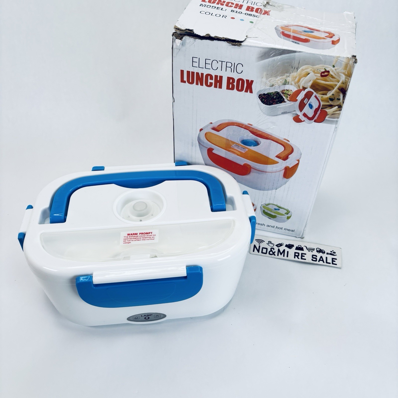 110v Food Heating Lunch Hot Box Portable , Blue