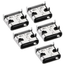 5 x PCB USB Connector for DIY Jack Fast Charging Socket Type-C 3.1 16Pin Female