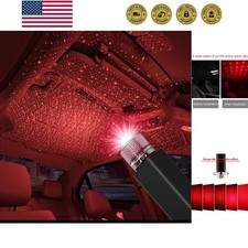 USB Star Projector Night Light, Portable Adjustable Romantic Interior Car Roo...