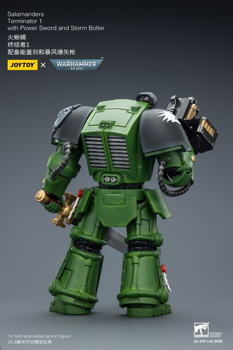 JOYTOY Warhammer 40K 1/18 Action Figures Salamanders Terminator