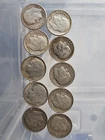 Lot of 10 Silver Dimes 90% Silver Coins Mixed Dates.NR Not SCRAP ***1