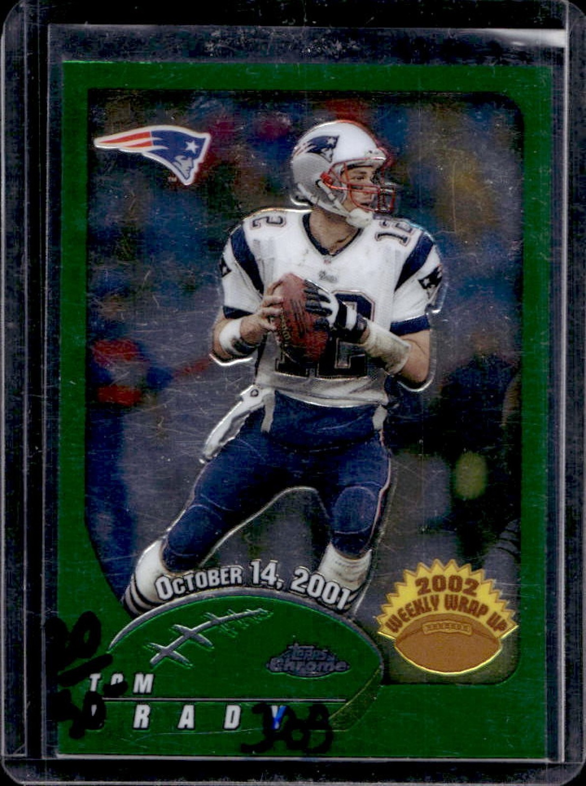 2002 Topps Chrome Tom Brady #150 Patriots