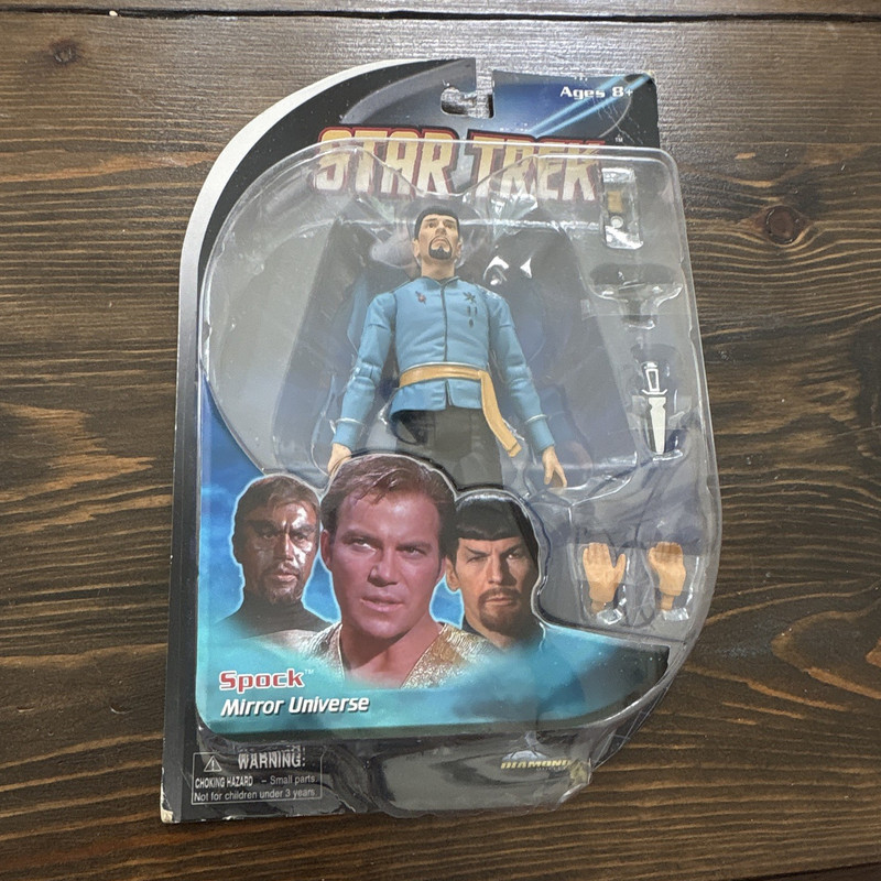 Diamond Select Star Trek Spock Mirror Universe Sixth Scale Action Figure