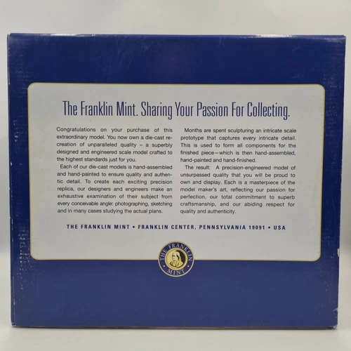 FRANKLIN MINT Armour Collection 1:48 Hurricane Mk.I RAF 85th Squadron Die-Cast - Picture 7 of 7