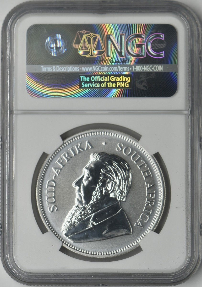 2017 South Africa Silver Krugerrand 50th Privy - NGC SP70 FR w/COA